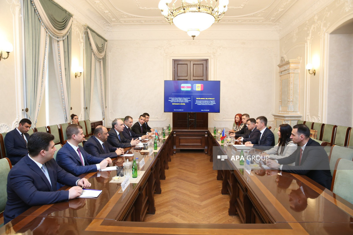 Moldova Baş Prokurorluğunun nümayəndə heyəti Azərbaycandadır - FOTO 