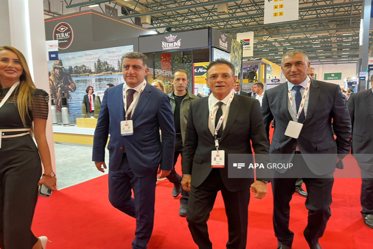 Azerbaijani Minister visited IDEF International Defense Industry Fair- PHOTO 