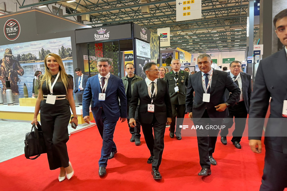 Azerbaijani Minister visited IDEF International Defense Industry Fair- PHOTO 