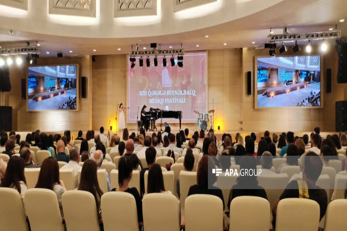 Qəbələdə XIII Beynəlxalq Musiqi Festivalına start verilib - FOTO 