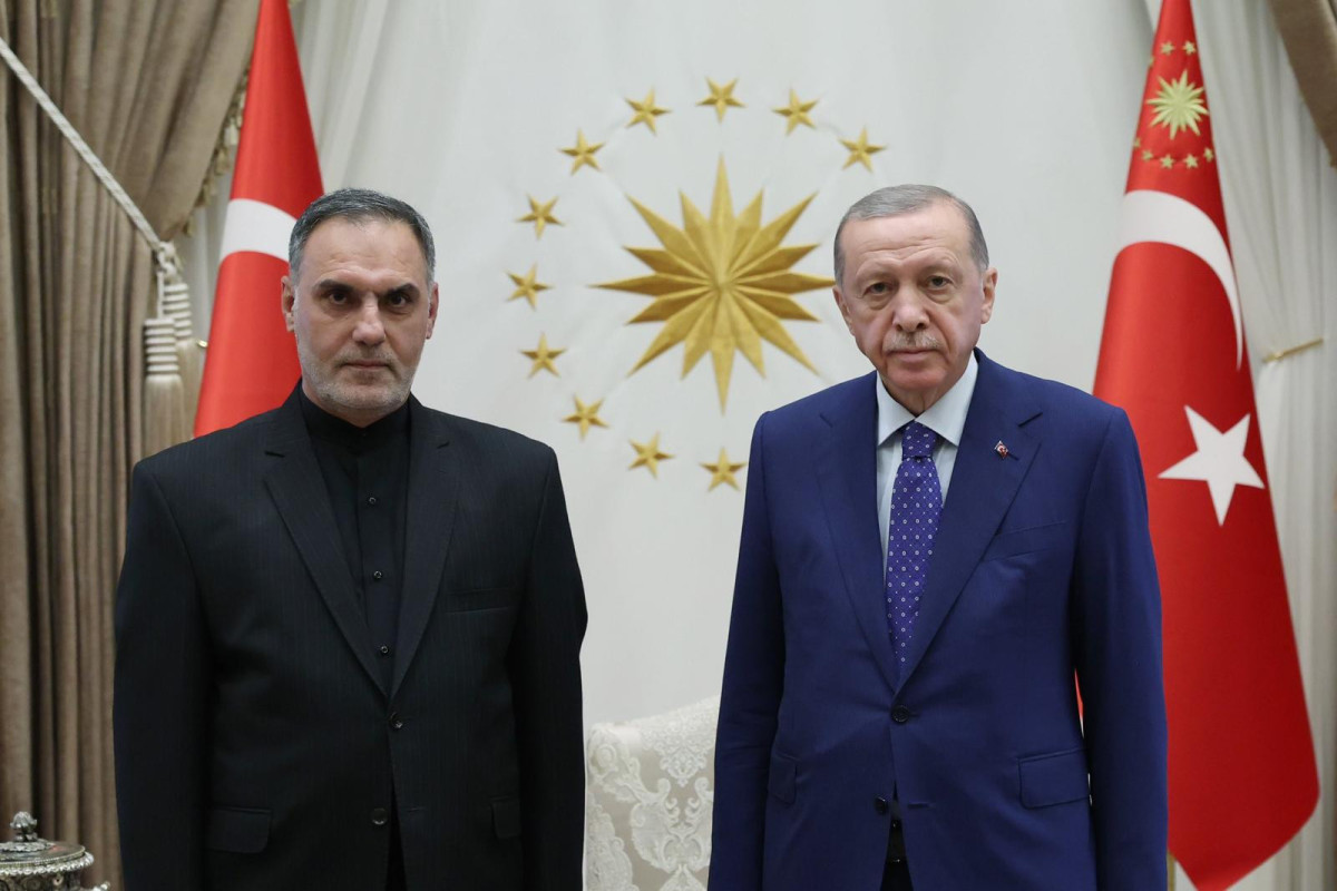 Ərdoğan İranın yeni səfirinin etimadnaməsini qəbul edib - FOTO 