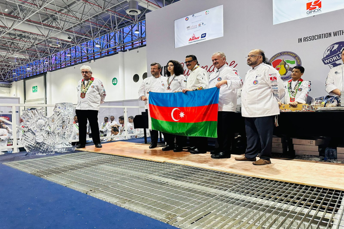 Milli Kulinariya Komandası BƏƏ-də keçirilən beynəlxalq yarışmada gümüş və bürünc medallar qazanıb
