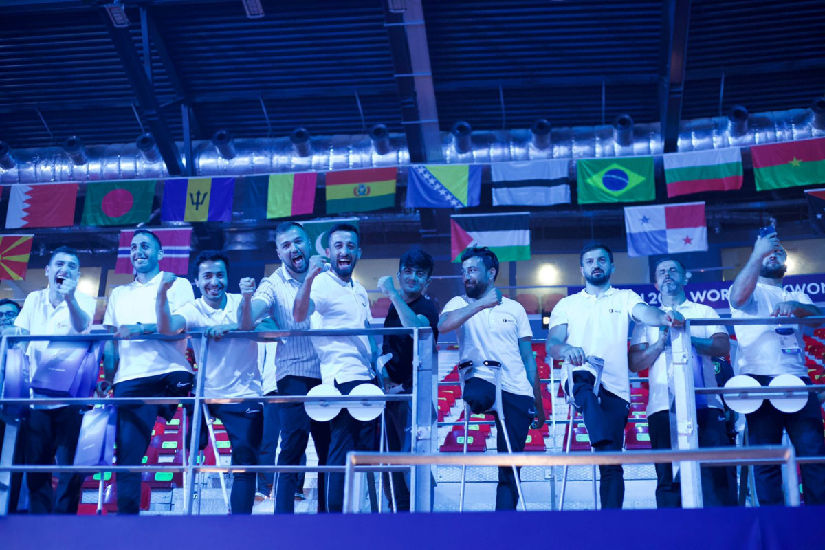 Azerbaijani and Turkish veterans watched World Taekwondo Championship-PHOTO 