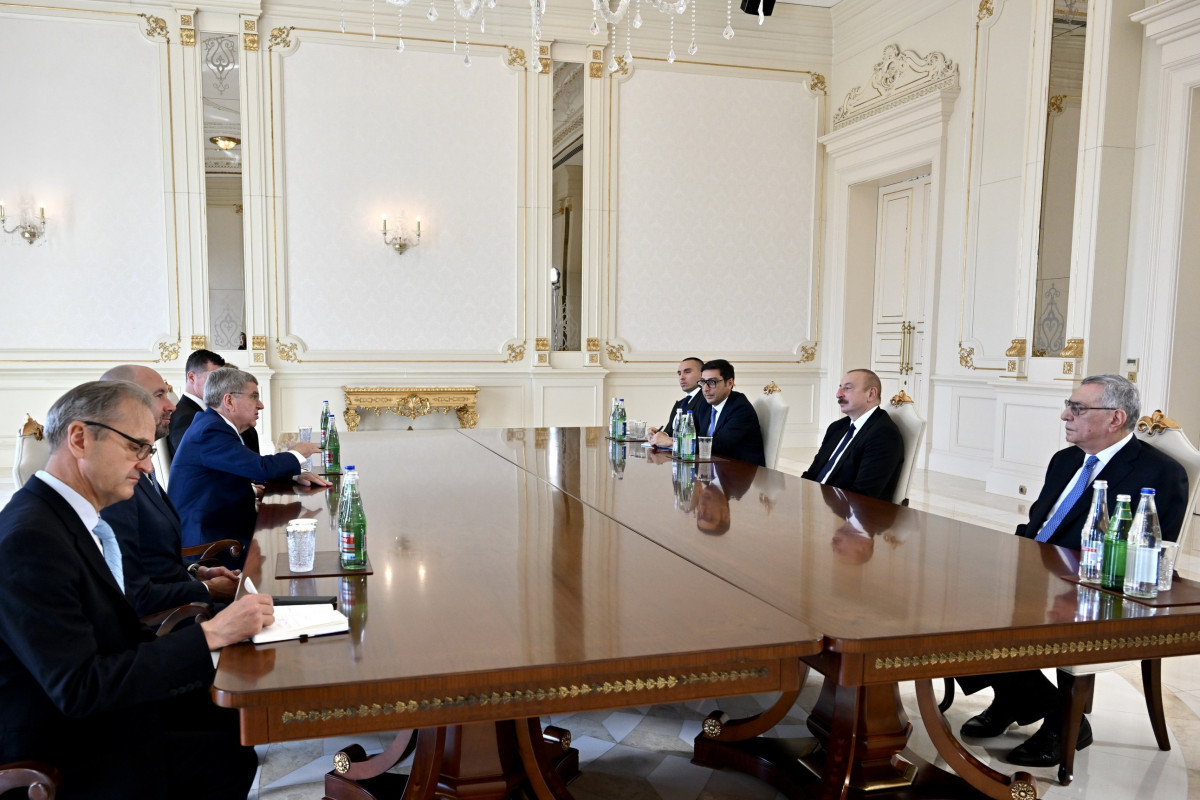 President Ilham Aliyev received President of International Olympic Committee-<span class="red_color">UPDATED