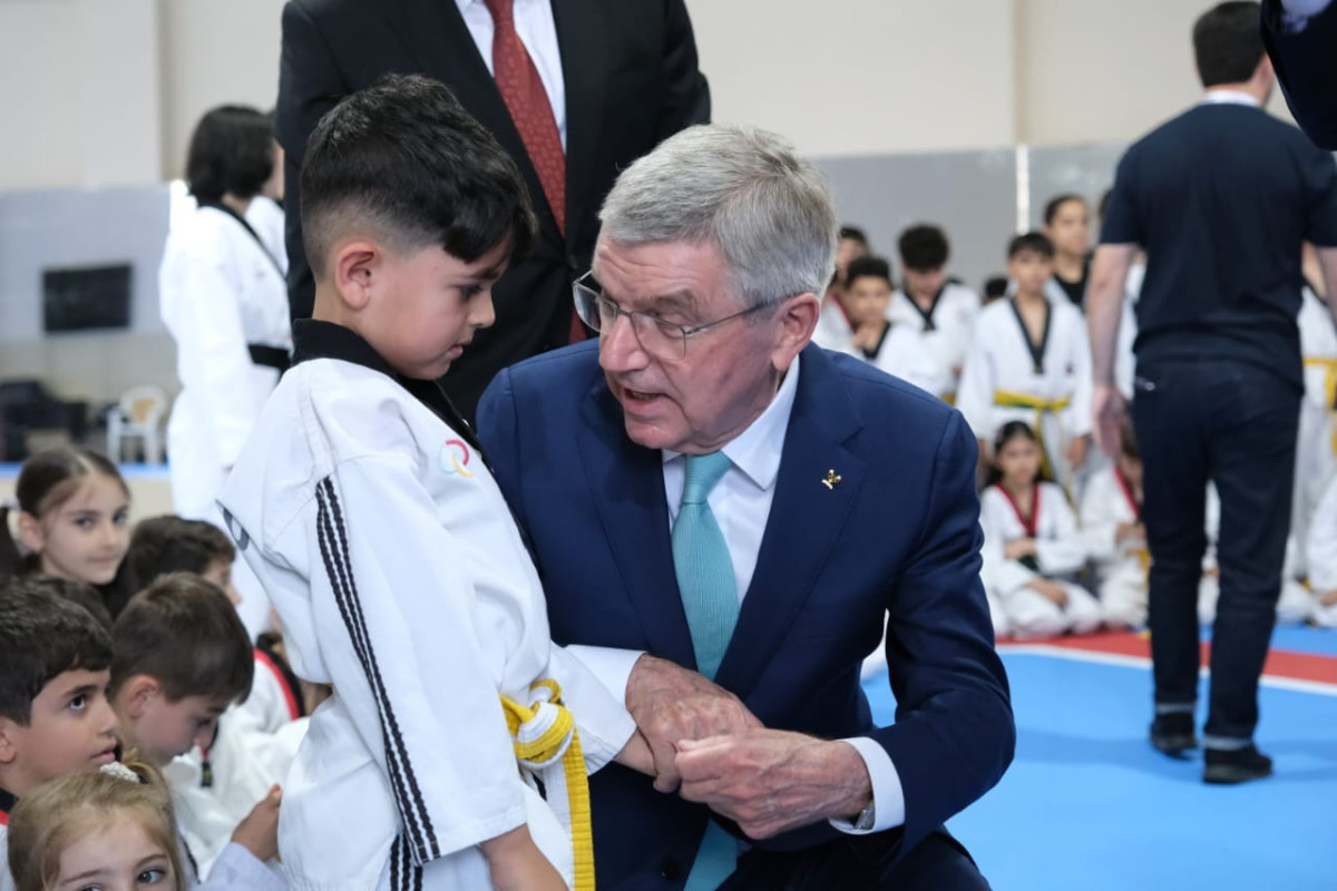 Presidents of IOC and WT visited Azerbaijan Taekwondo Federation-PHOTOLENT 