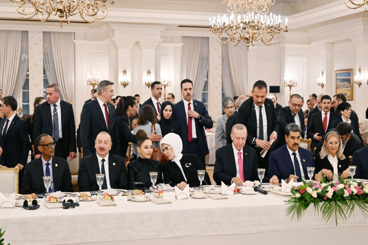 Президент Азербайджана и Первая леди приняли участие в ужине от имени президента Турции-<span class="red_color">ФОТО