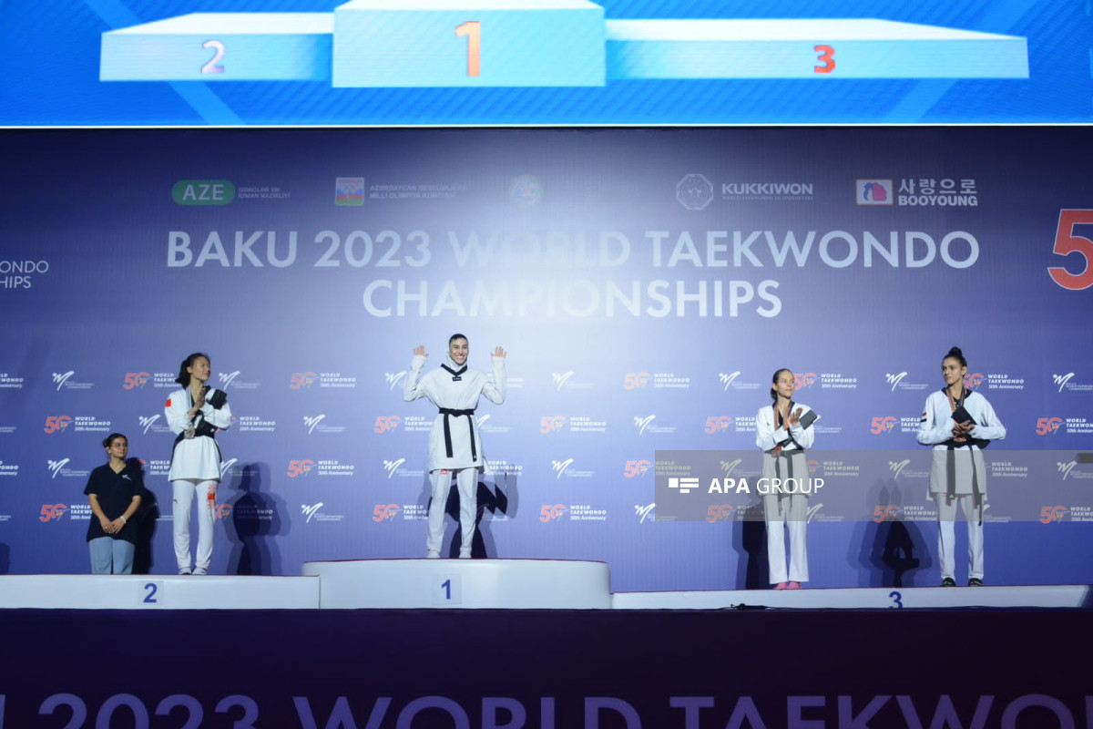 World Taekwondo Championship in Baku ends, temporary flag presented to China - PHOTOLENT
