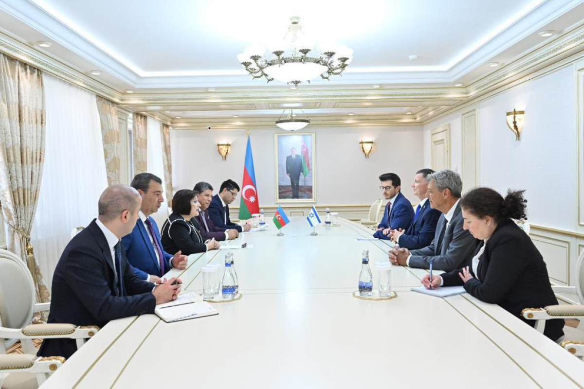 Сахиба Гафарова встретилась с председателем Комитета обороны и иностранных дел Кнессета