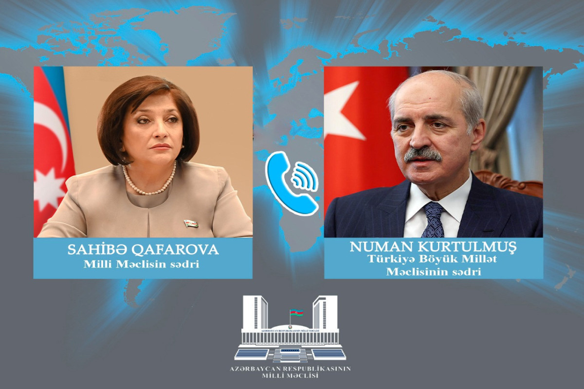 Chair of Azerbaijan parliament congratulates Mustafa Şentop for his appointment as Chair of GNAT