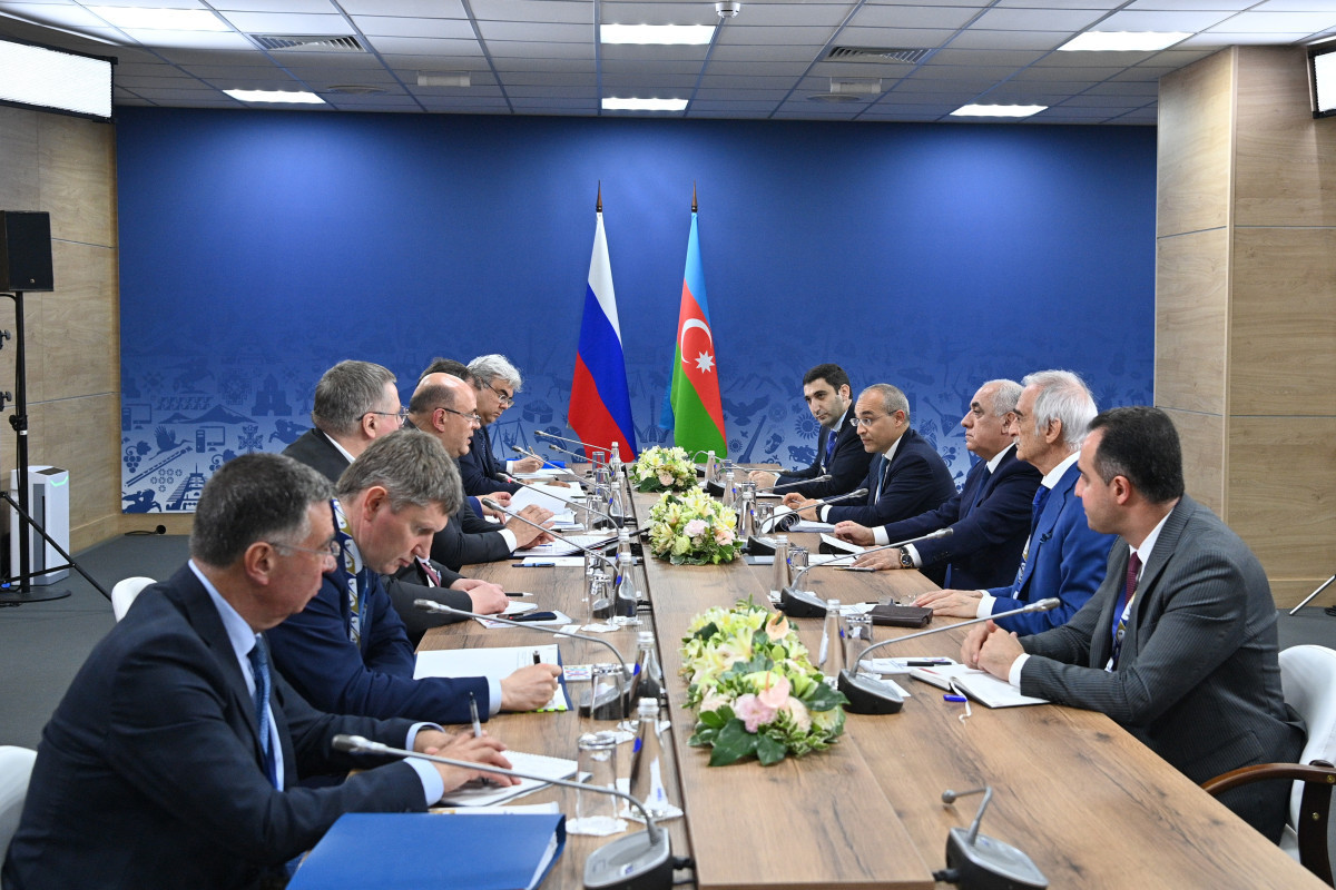 Али Асадов встретился в Сочи с председателем правительства России Михаилом Мишустиным