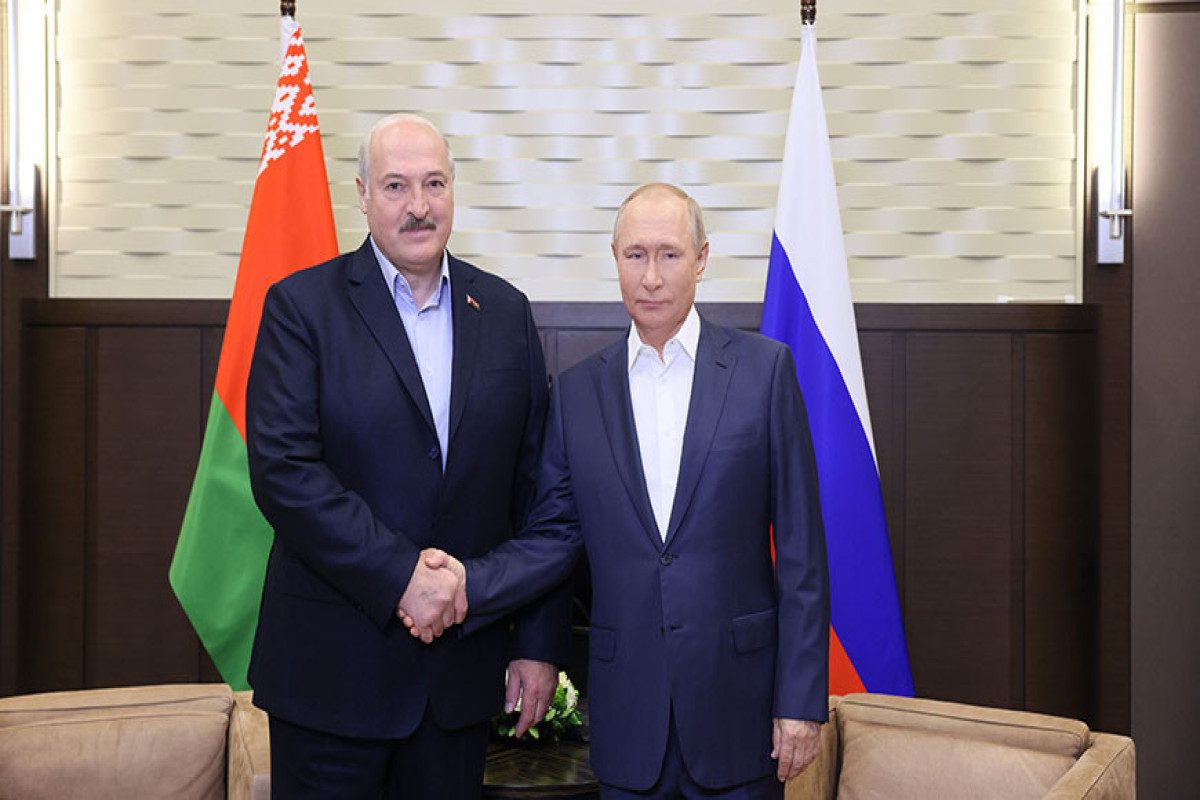 President of Belarus Aleksandr Lukashenko and President of Russia Vladimir Putin