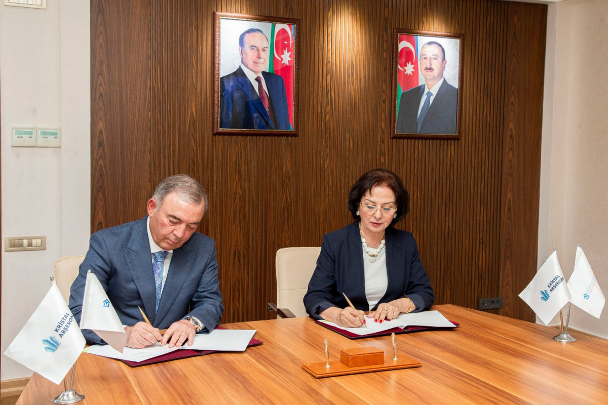 "Kristal Abşeron" AzMİU ilə Memorandum imzaladı! - <span class="red_color">FOTO