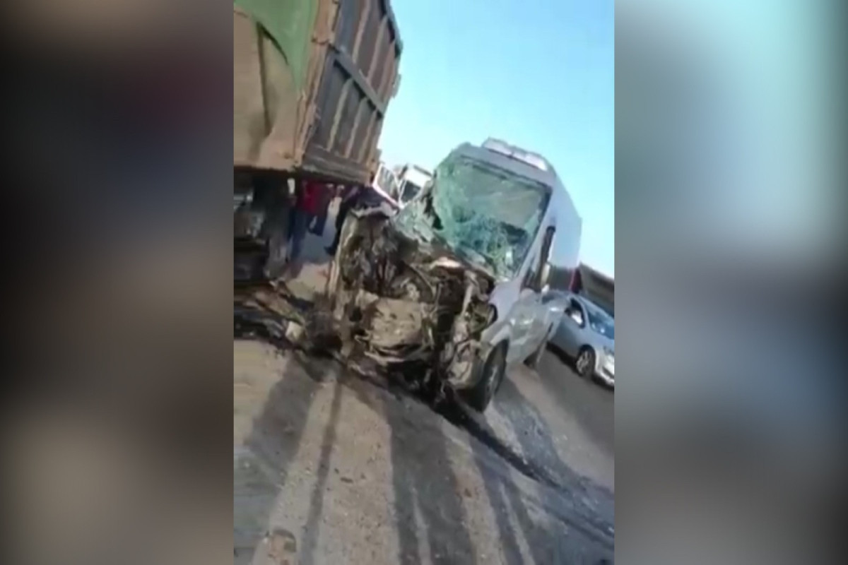 Sabirabadda yol qəzasında 4 nəfər xəsarət alıb - FOTO  - VİDEO  - YENİLƏNİB 