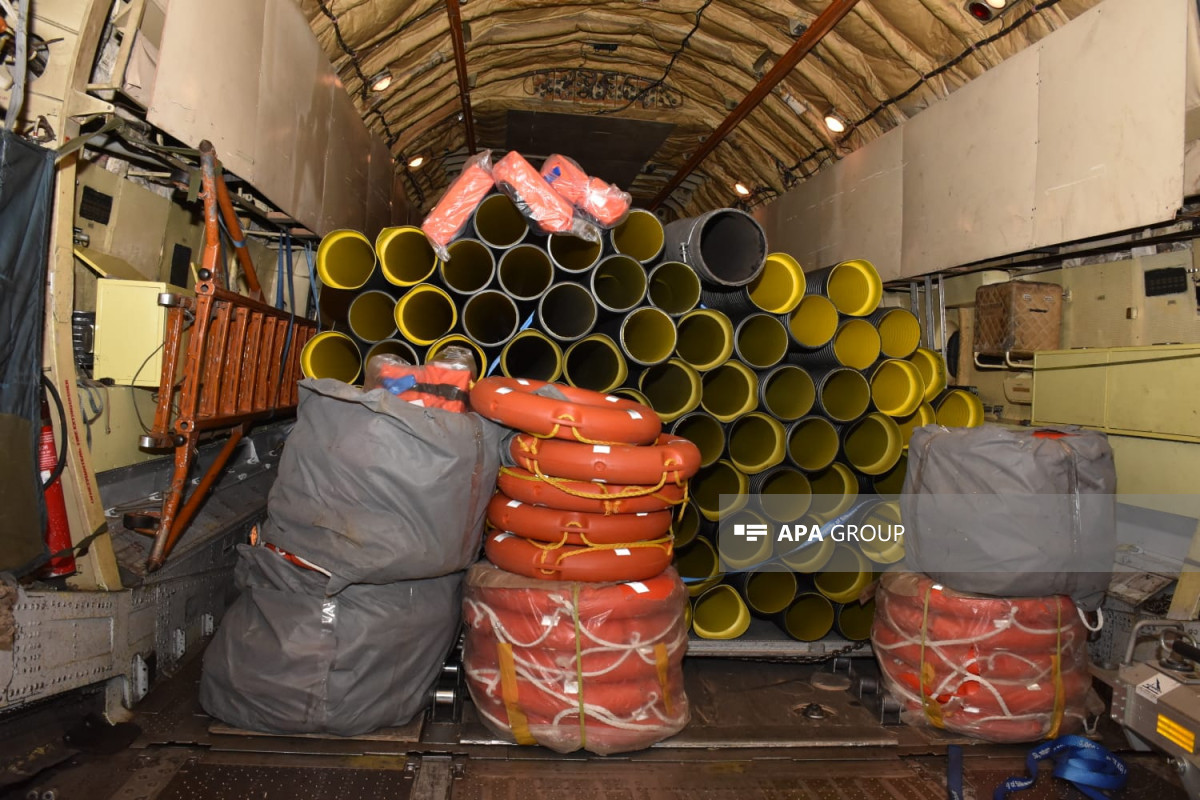 Azerbaijan delivered another batch of humanitarian aid to Ukraine-PHOTO 