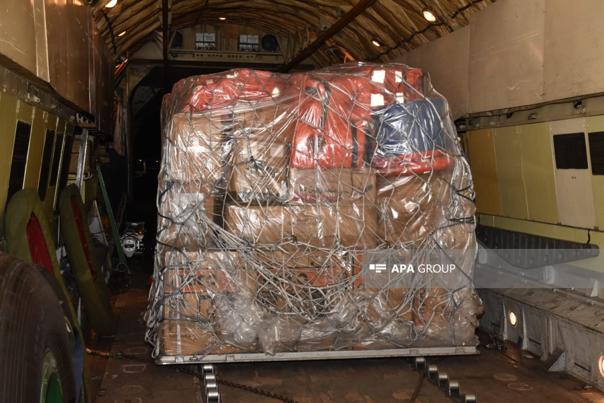 Azerbaijan delivered another batch of humanitarian aid to Ukraine-PHOTO 