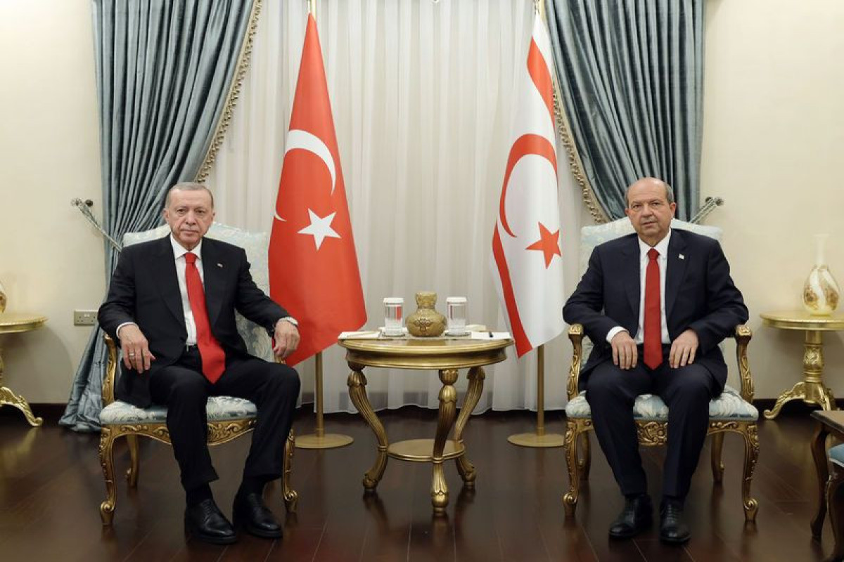 Ərdoğan Şimali Kipr Prezidenti ilə görüşüb   - YENİLƏNİB 