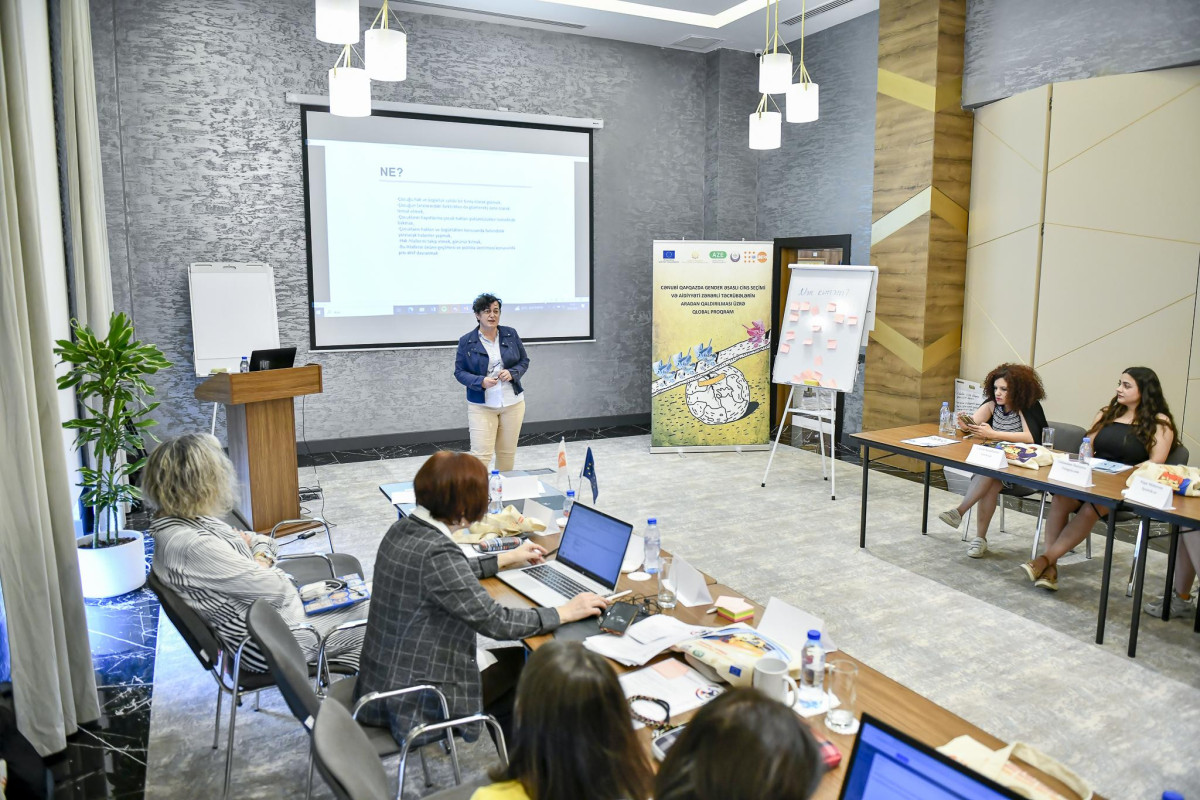 Jurnalistlər üçün gender həssaslığı mövzusunda daha bir təlim keçirilib