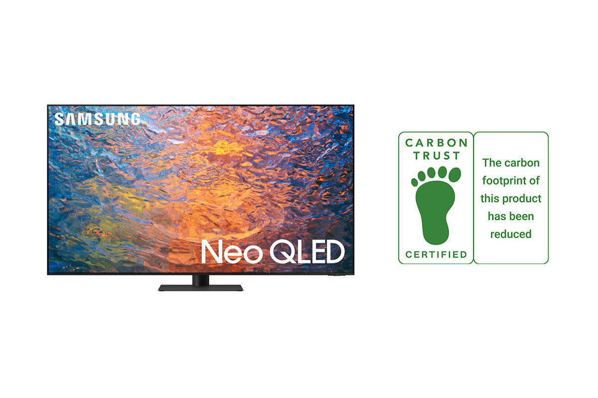 Samsung-un Yeni Neo QLED Televizor Seriyası Carbon Trust-ın “CO2 Azaldılması Sertifikatı”na layıq görülüb - FOTO 