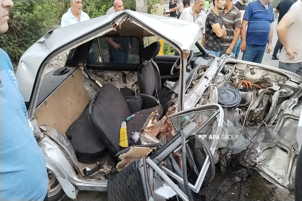 В Огузе столкнулись автомобили, есть погибший и  пострадавшие-ФОТО-ВИДЕО-ОБНОВЛЕНО 1