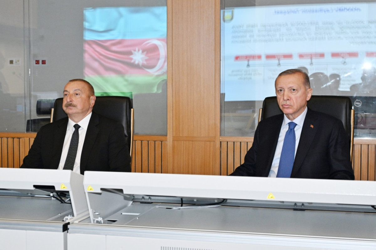 Azərbaycan və Türkiyə prezidentləri HHQ-nin yeni Mərkəzi Komanda Məntəqəsinin açılışında iştirak ediblər