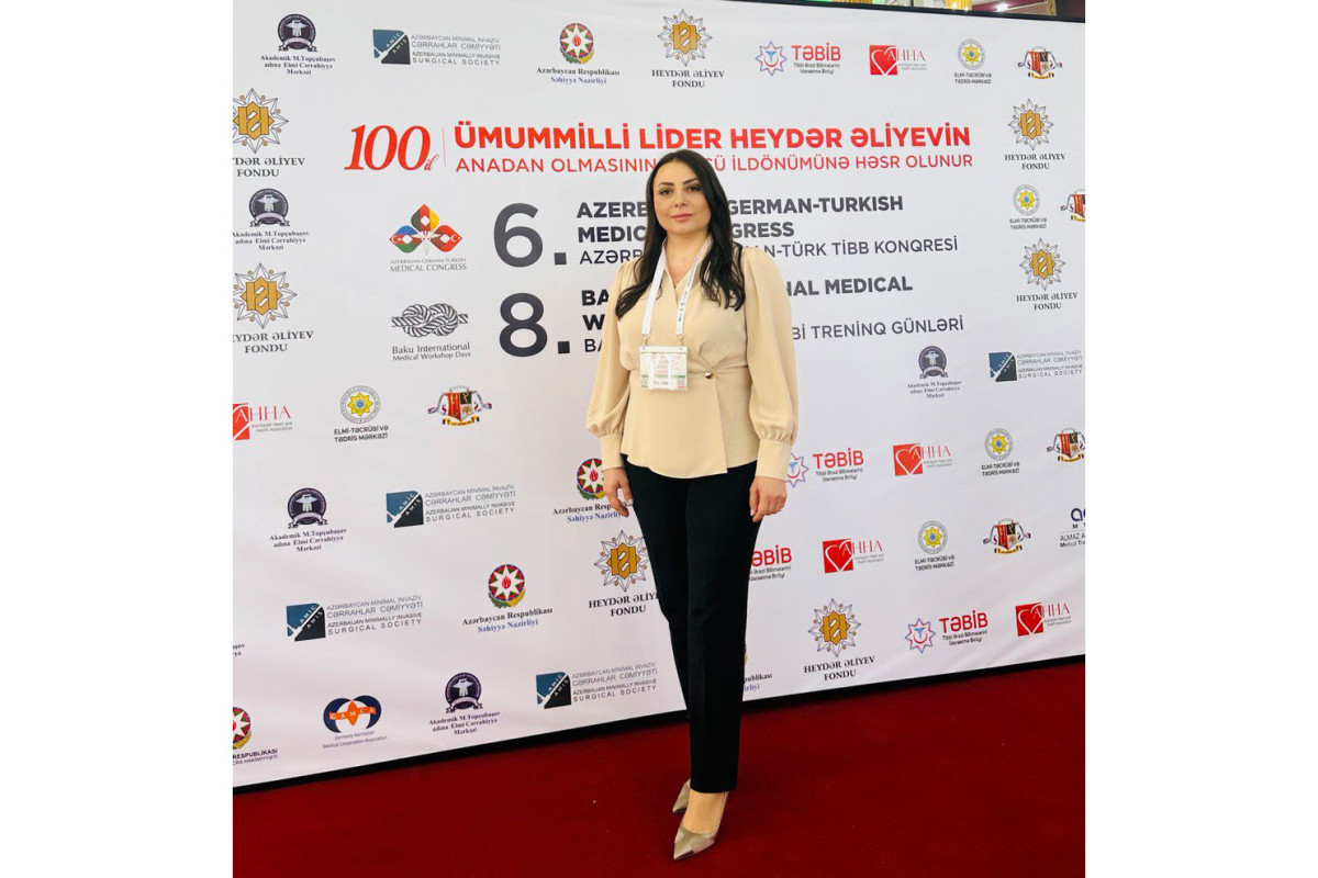 Tanınmış həkim İlahə Quliyeva Heydər Əliyevin 100 illiyi ilə bağlı konqresdə iştirak edib, master-klass keçib - FOTO 