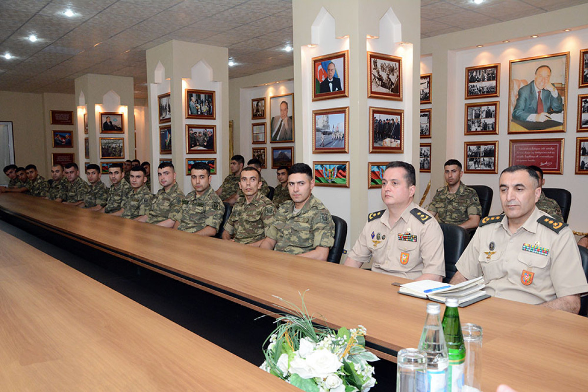 Meeting with military personnel was held at the Training and Educational Center of the Azerbaijan Army