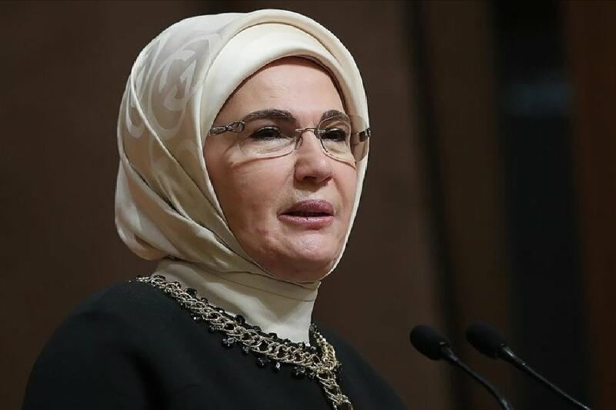 Əminə Ərdoğan Azərbaycana səfəri ilə bağlı paylaşım edib
