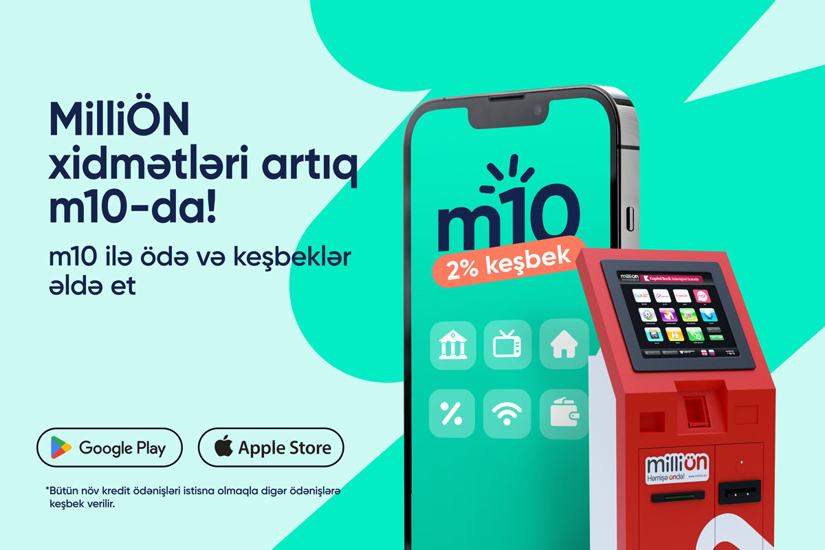 MilliÖN artıq m10-da - FOTO 