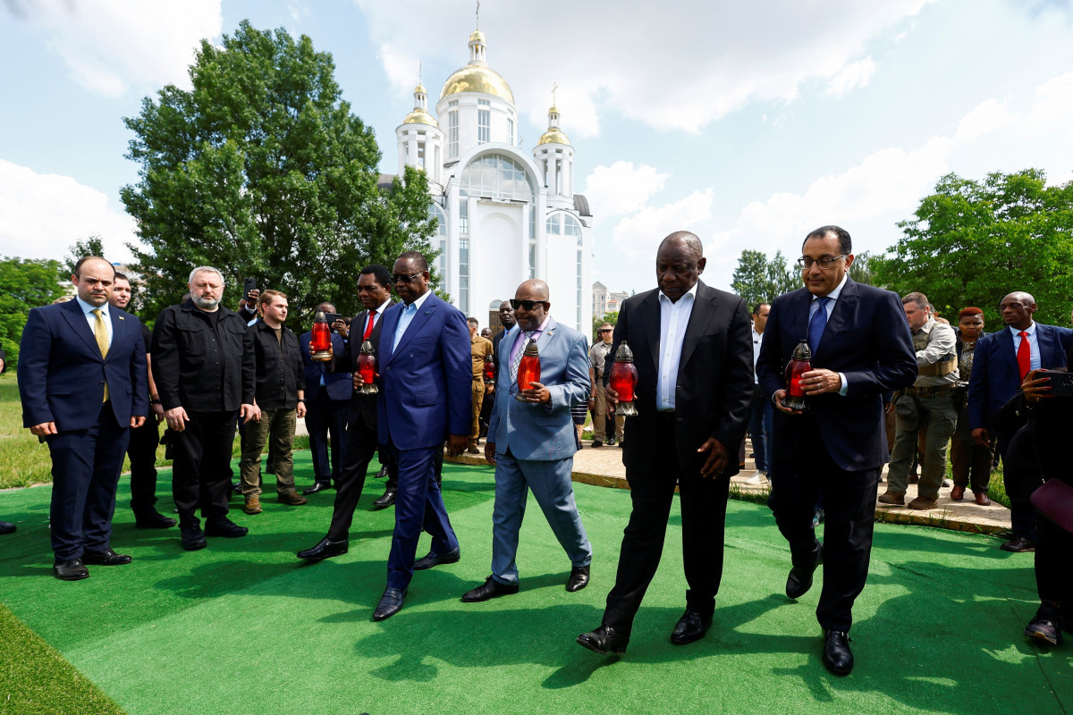 Afrika liderləri Buçada olublar - FOTO 
