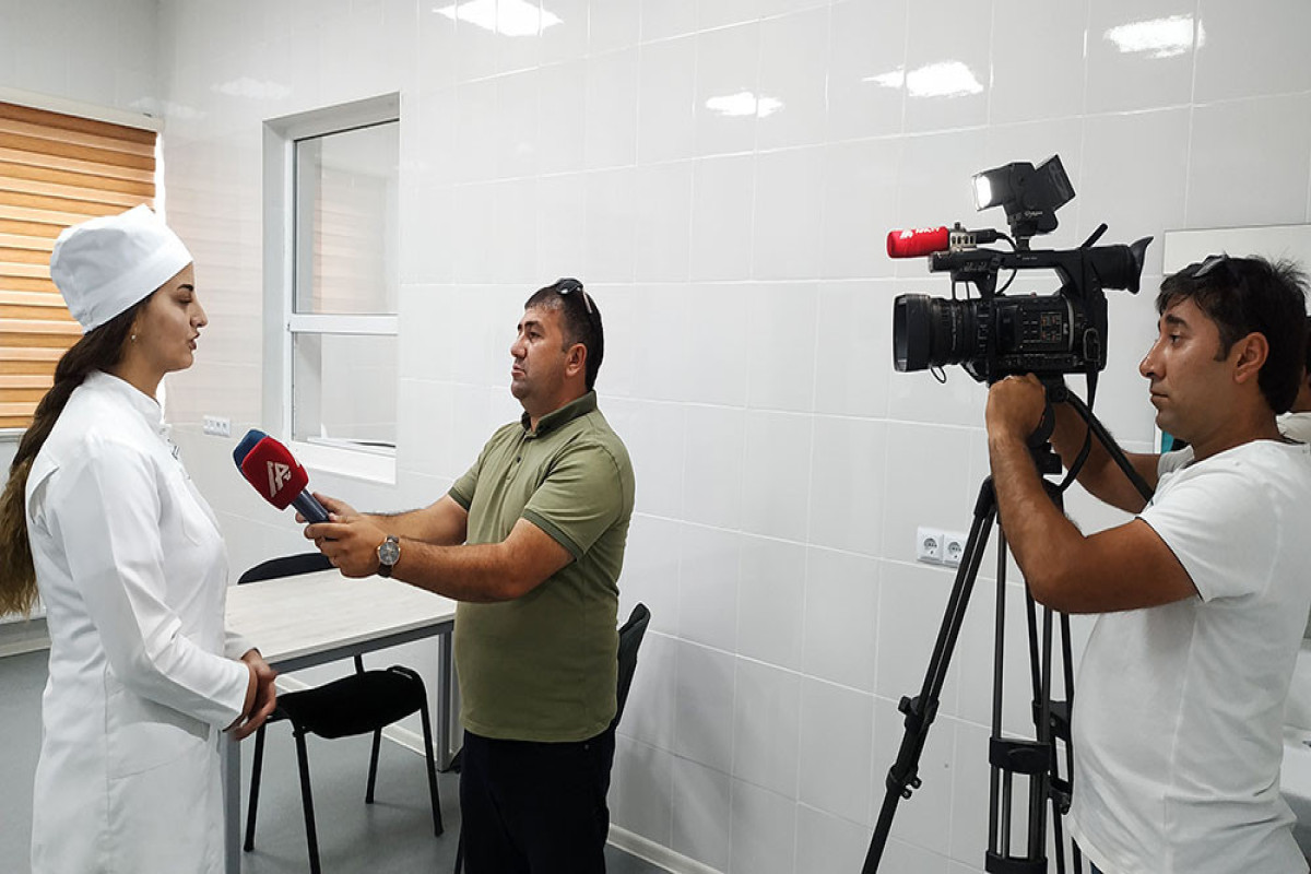 Azad edilmiş ərazilərdəki hərbi tibb müəssisələrinə media-tur təşkil olunub