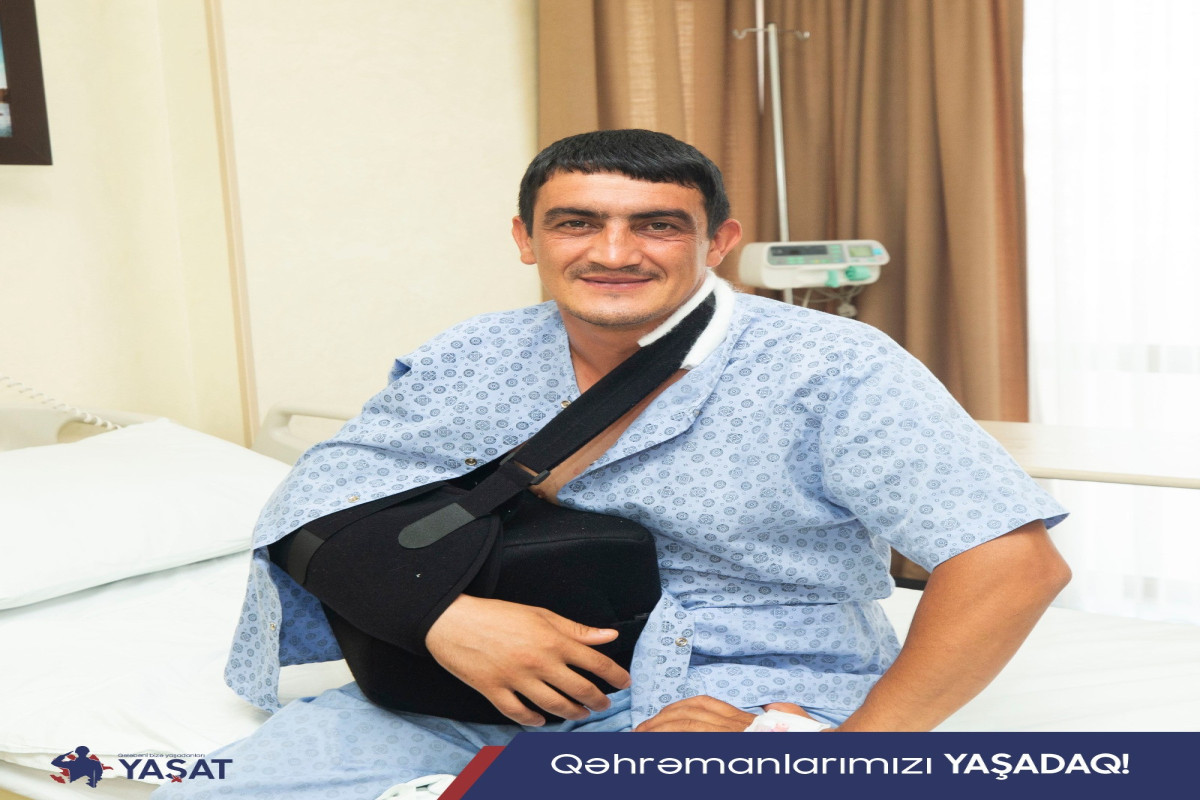 "YAŞAT" Fondu: Daha bir qazi sağlamlığına qovuşur
