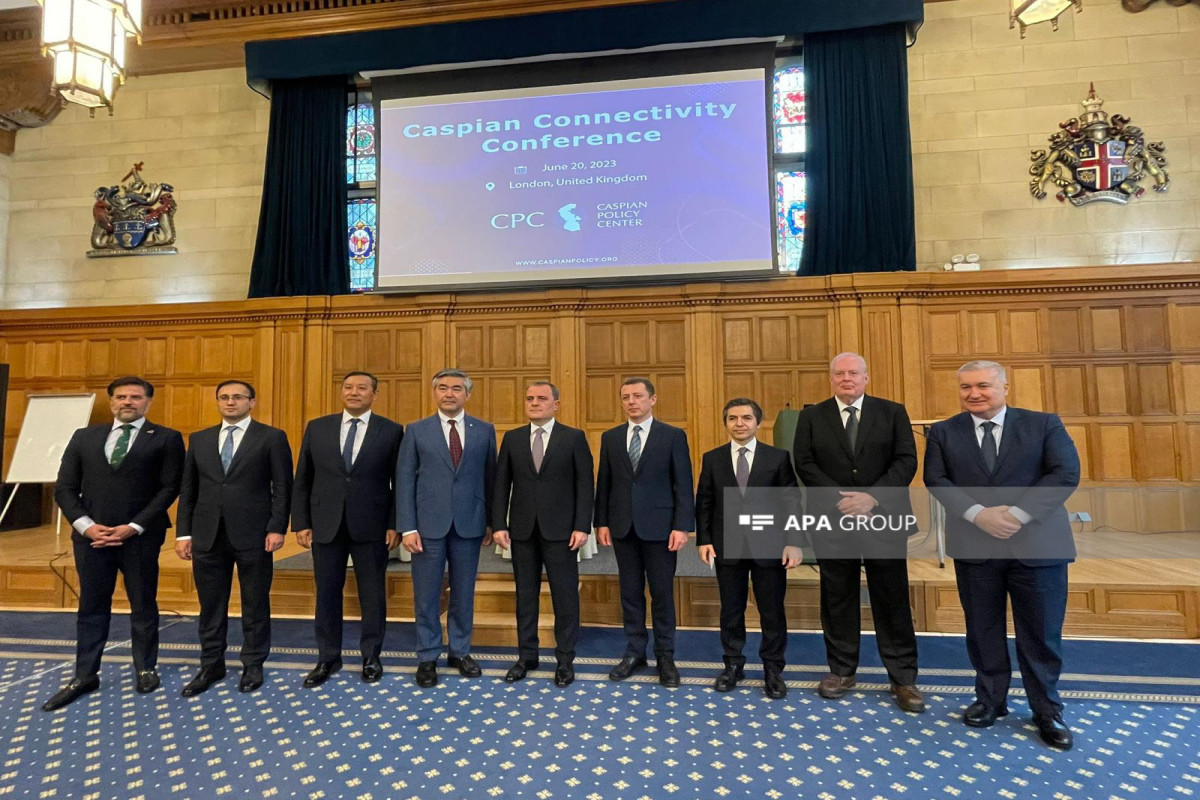 Nazir Londonda Xəzərlə bağlı konfransda Zəngəzur dəhlizinin əhəmiyyətindən danışıb - FOTO  - YENİLƏNİB 