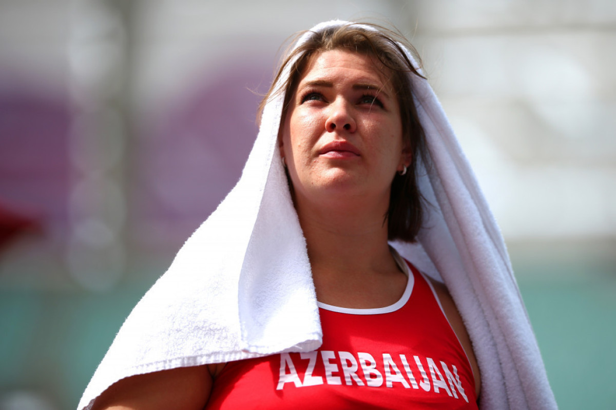 Qadınların çəkicatma yarışlarında mübarizə aparan Azərbaycan təmsilçisi günü uğurla başa vurub