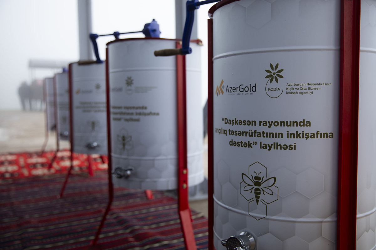 “Daşkəsəndə arıçılıq təsərrüfatının inkişafına dəstək” layihəsi uğurla icra edilib