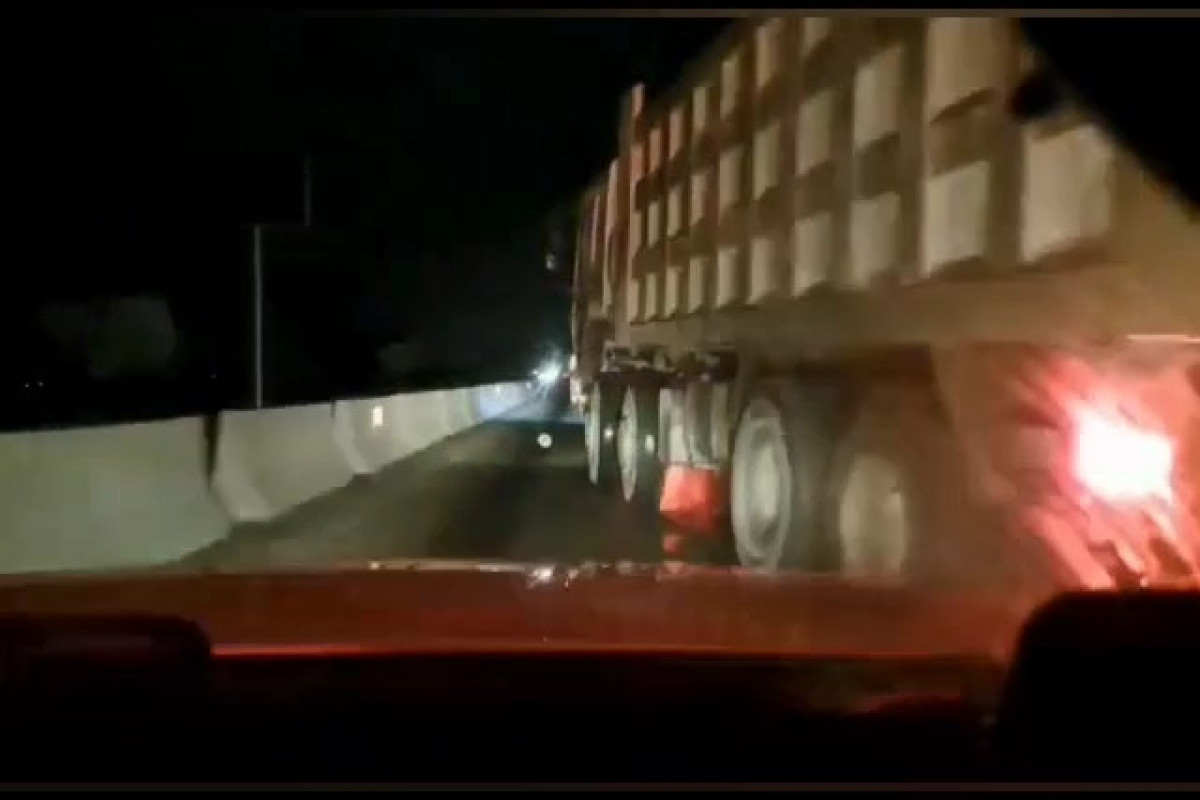 Yol polisinin tələbinə əməl etməyən sürücü həbs olunub