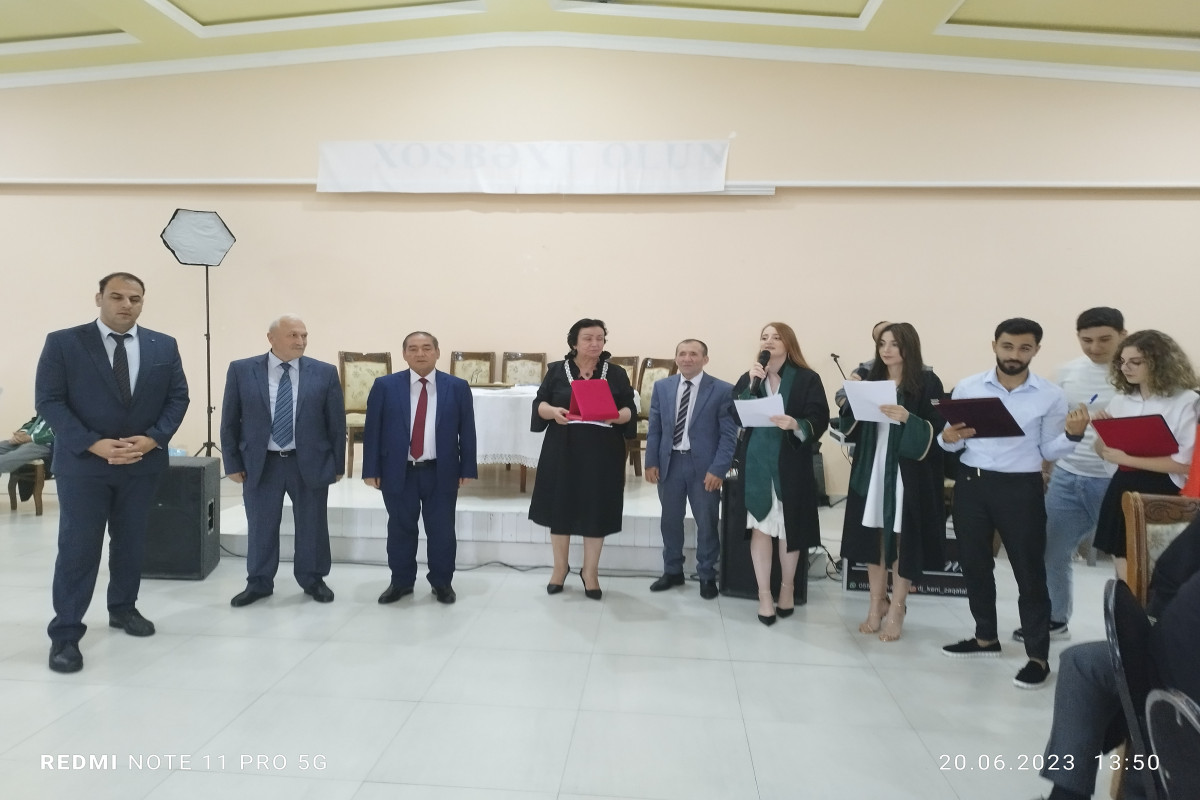 UNEC-in Zaqatala filialından 168 tələbə məzun olub