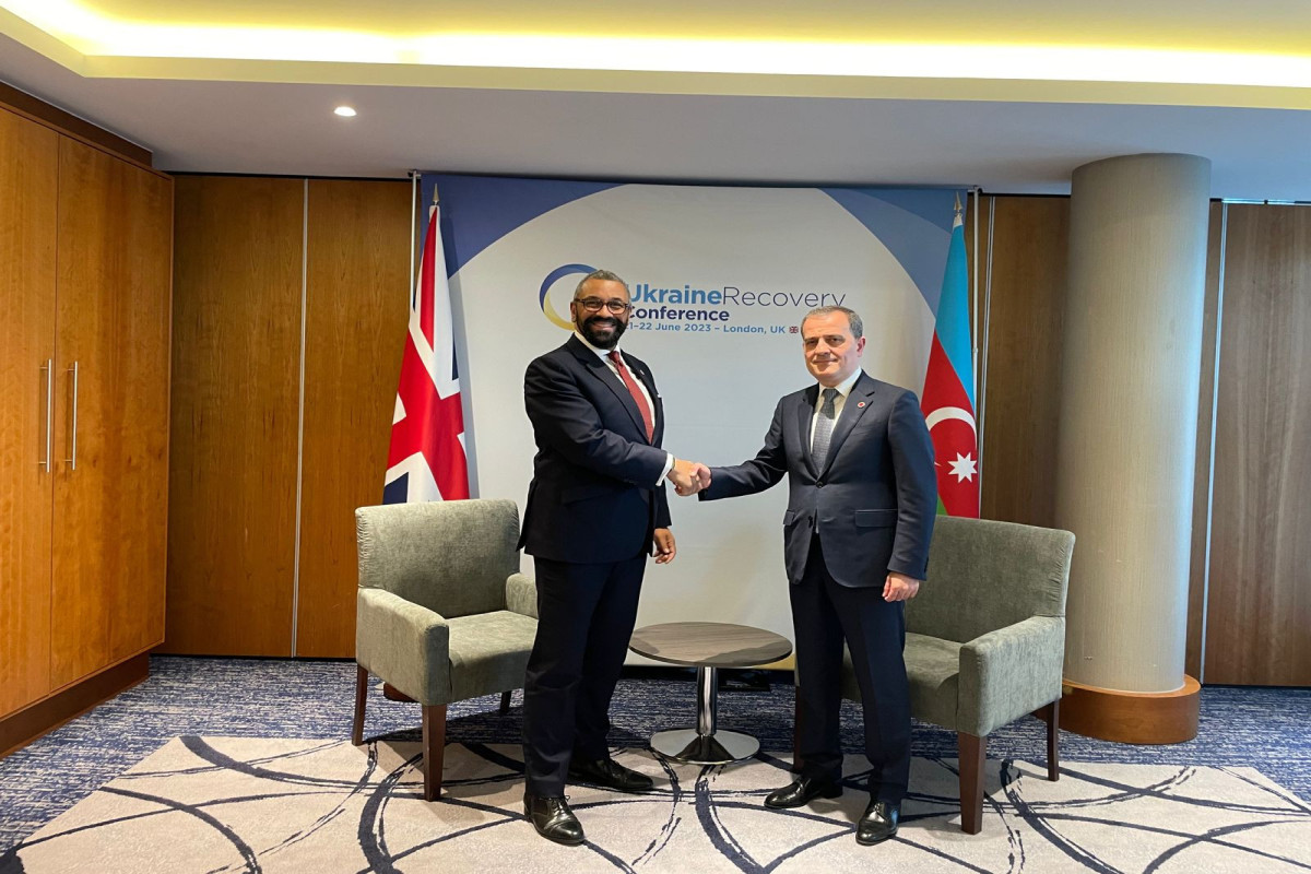 Ceyhun Bayramov Britaniyanın XİN başçısı ilə görüşüb - FOTO 