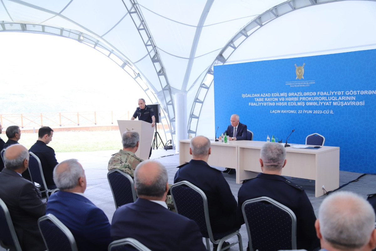 Baş prokuror: Azad olunmuş ərazilərdə quruculuq işləri yüksək zövq və keyfiyyətlə icra edilir