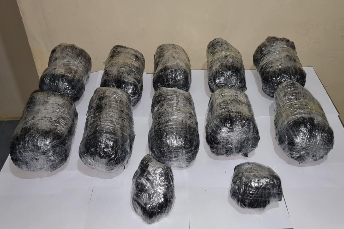 İrandan Azərbaycana 12 kq narkotik keçirilməsinin qarşısı alınıb, silah tətbiq edilib - FOTO 