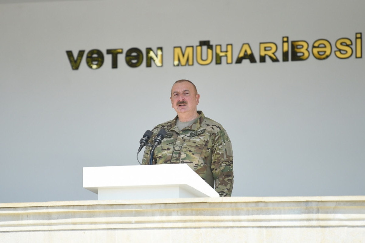 Ilham Aliyev, President of Azerbaijan, Commander-in-Chief of the Armed Forces