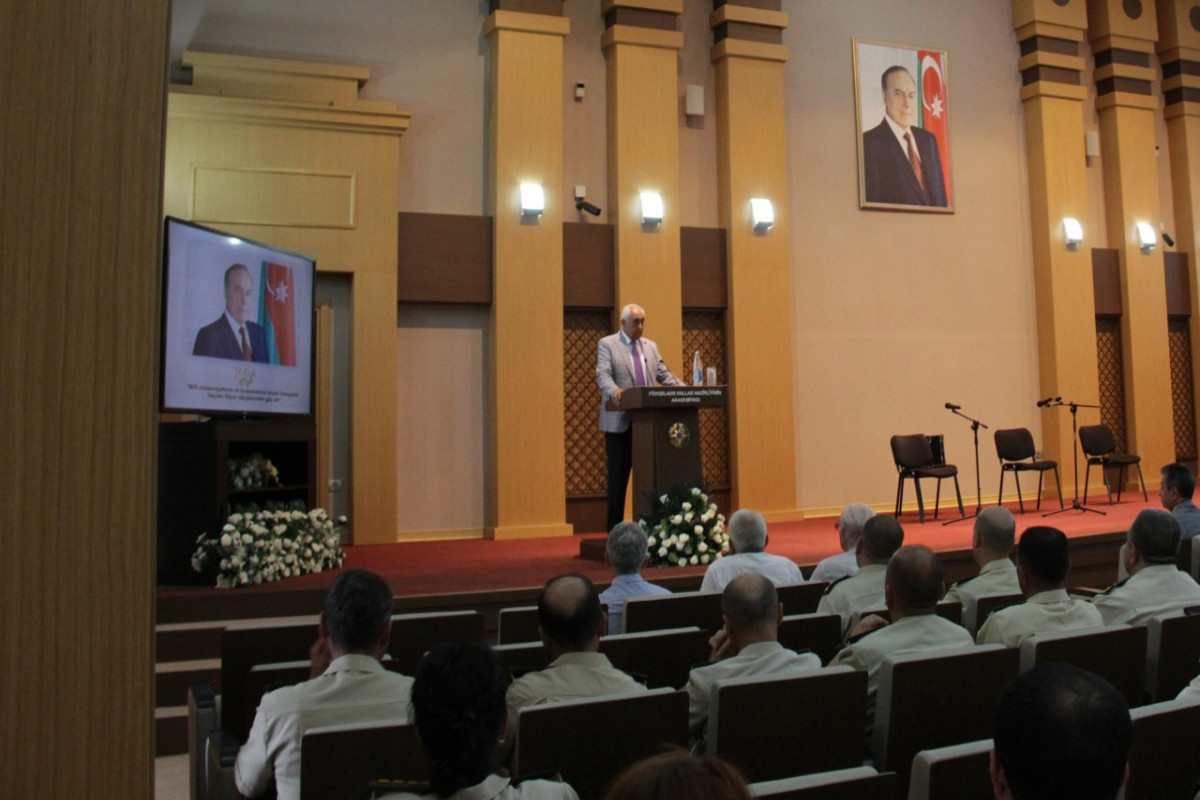FHN Akademiyasında “Heydər Əliyev İli”nə həsr olunmuş tədbir keçirilib
