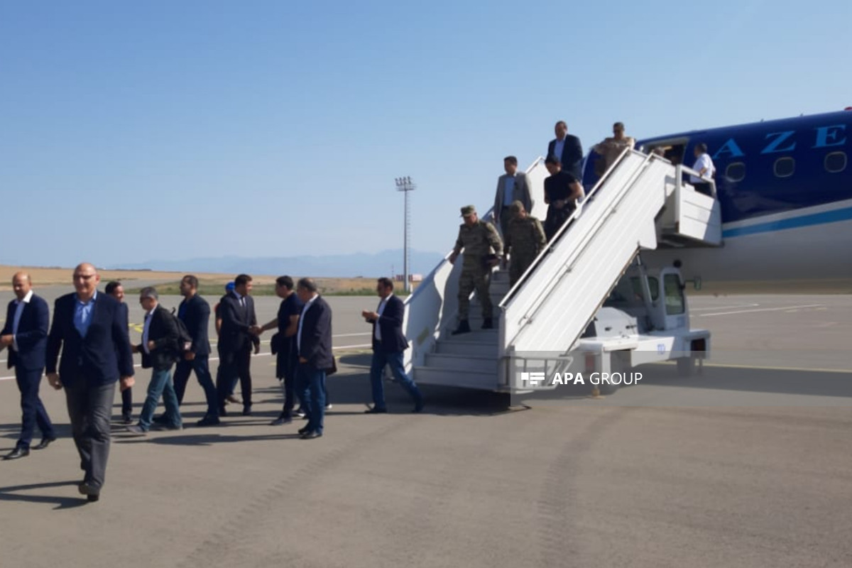 Diplomatik korpus üzvlərinin Laçın şəhərinə səfəri başlayıb - FOTO 