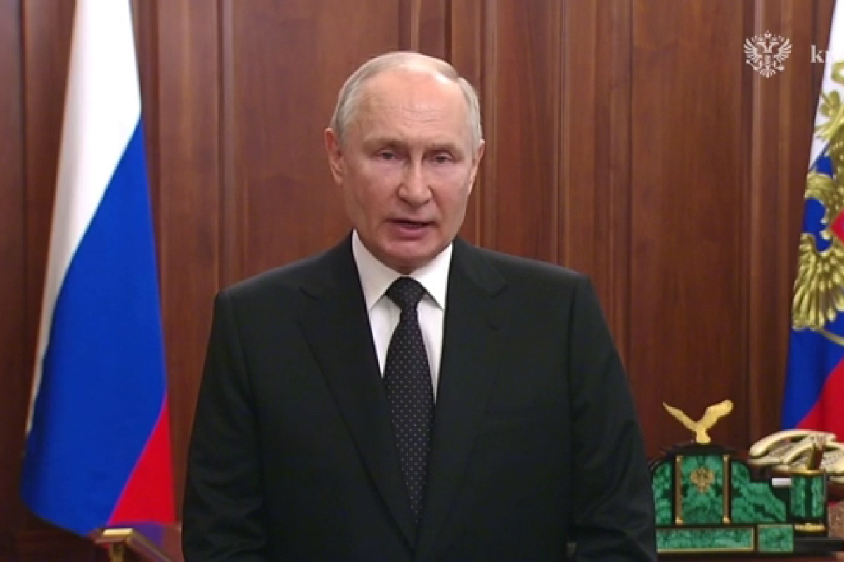 Putin xalqa müraciət edib, Priqojinin əməllərini xəyanət adlandırıb - YENİLƏNİB-1  - VİDEO  - TAM MƏTN 