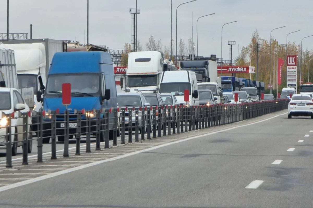 Moskvadan cənub istiqamətində gedən bütün magistral yollar bağlanıb