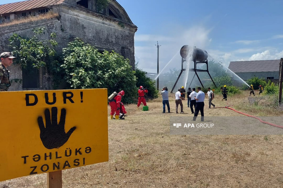 FHN Lənkəranda komanda-qərargah təlimi keçirib - FOTO 