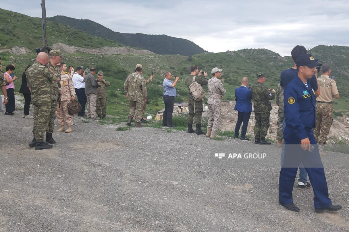 Xarici diplomatlar Zabuxda olublar - FOTO 
