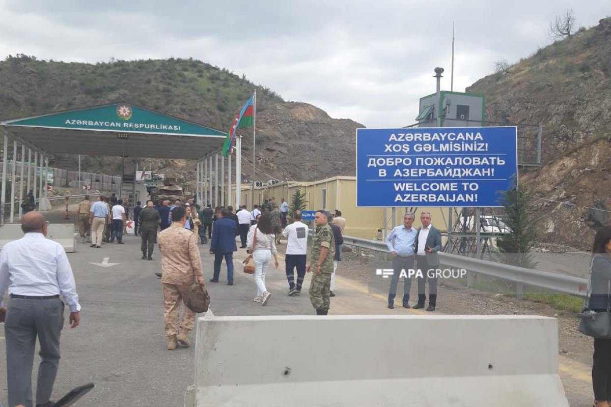 Əcnəbi diplomatlar Ermənistanla sərhəddə Həkəri körpüsünə baş çəkiblər - FOTO 