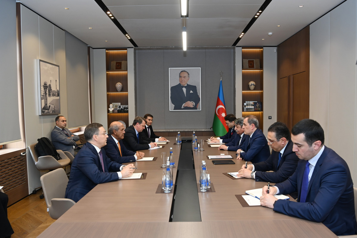 Ceyhun Bayramov Ümumdünya Əqli Mülkiyyət Təşkilatının Baş direktorunun müavini ilə görüşüb