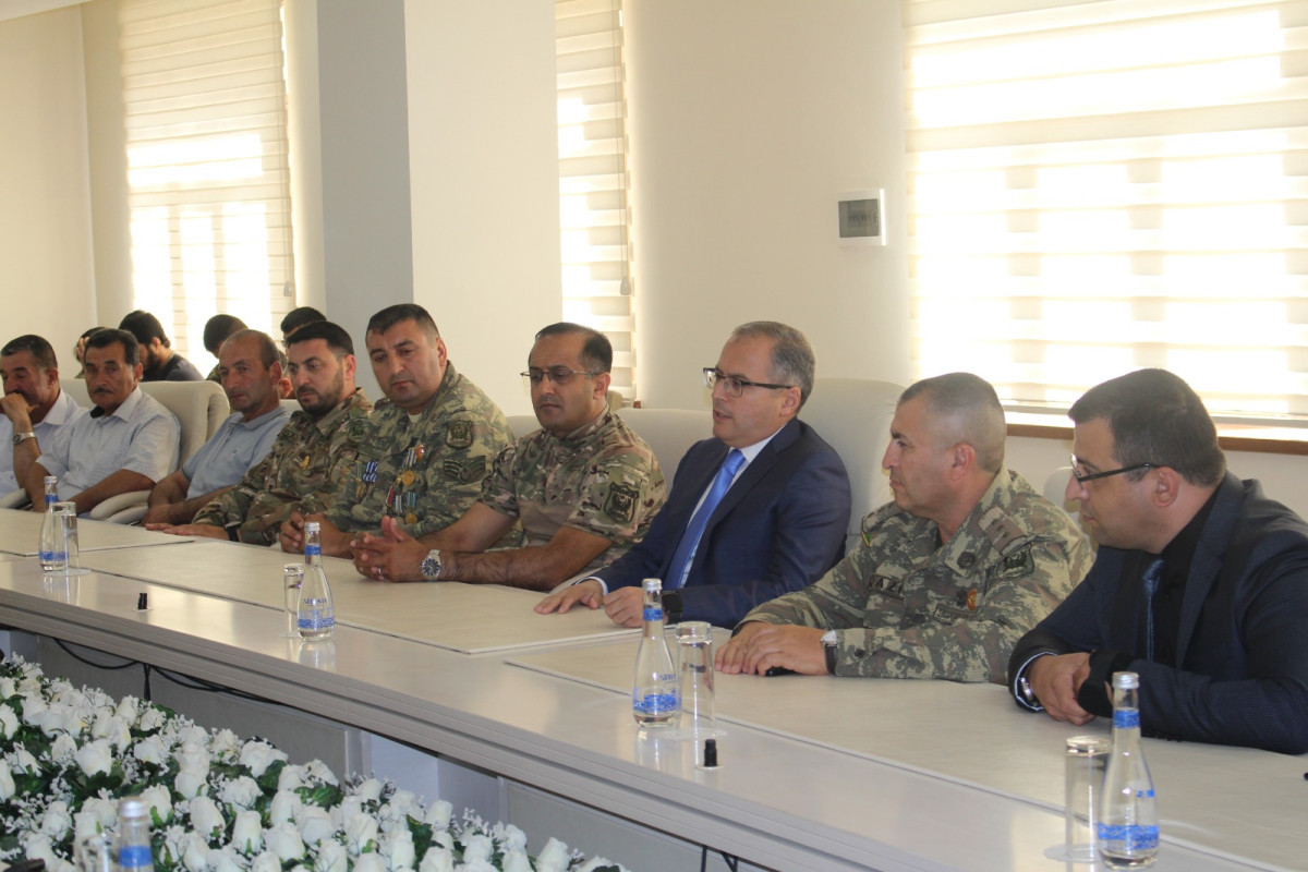 Səbail RİH-də “Heydər Əliyev müasir Azərbaycan Ordusunun qurucusudur” mövzusunda tədbir keçirilib - FOTO 