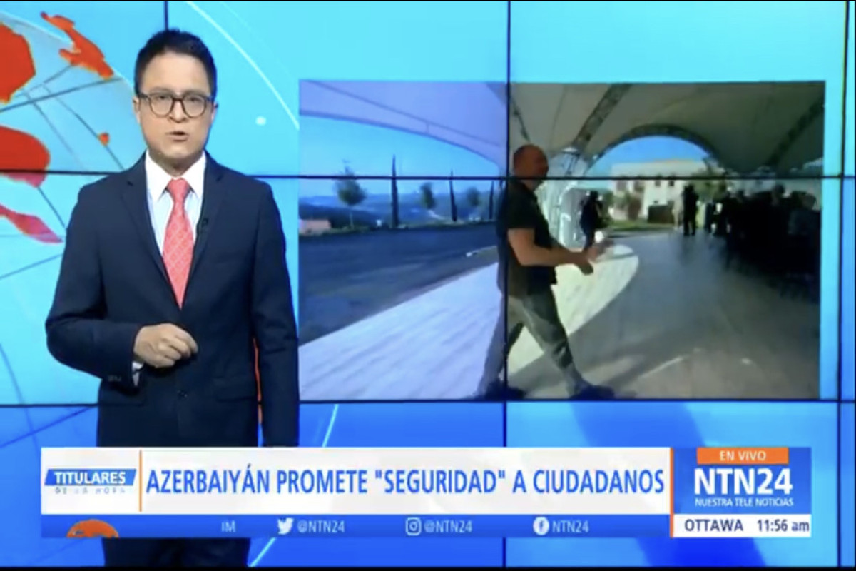 Kolumbiya telekanalında Vətən müharibəsinin yaratdığı yeni reallıqlar yayımlanıb